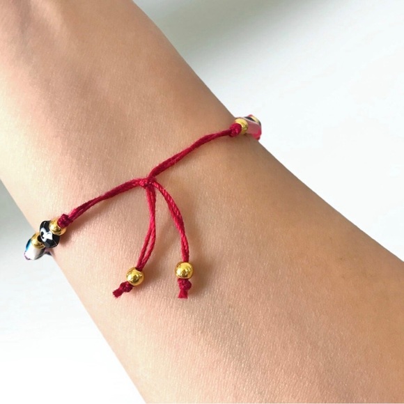 Multi-colored Evil Eye bracelet - Picture 3 of 3